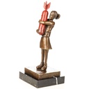 [LA-1822767] Moderne Bronzefigur Bomb Hugger nach Banksy Bild 4