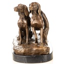 [LA-1822771] Bronzeskulptur Bronzefigur Jagdhunde Bild 5
