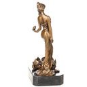 [LA-1822773] Bronzeskulptur Bronzefigur Frau mit Blumen Bild 2