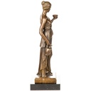 [LA-1822774] Bronzeskulptur Bronzefigur Frau mit Krug und Becher Bild 2