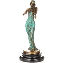 [LA-1822775] Farbige Bronzefigur Geigerin Bild 5