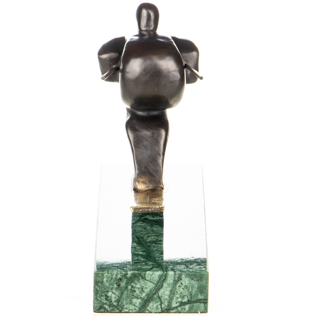 [LA-1822776] Moderne Bronzefigur Skifahrer Bild 4