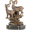 [LA-1822783] Bronzeskulptur Bronzefigur Steinböcke Bild 4