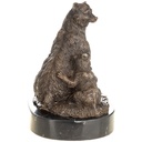 [LA-1822796] Bronzeskulptur Bronzefigur Bärenfamilie Bild 3
