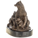 [LA-1822796] Bronzeskulptur Bronzefigur Bärenfamilie Bild 5