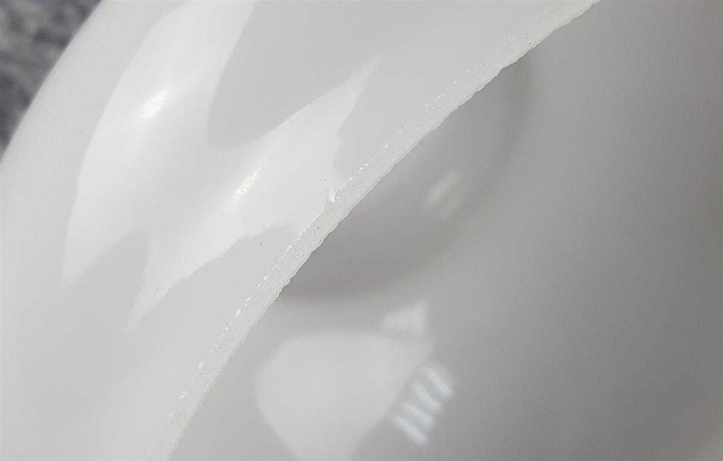 [LA-39049] Lampenschirm Ersatzschirm Vesta Petroleum Glas weiß Bild 6