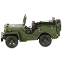 [LA-39130] Blechmodell Blechauto Oldtimer Militär Armee Geländewagen 8,2x8,5x16,6 cm Bild 2