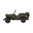 [LA-39151] Blechmodell Blechauto Modellauto Oldtimer Geländewagen Rot Bild 2