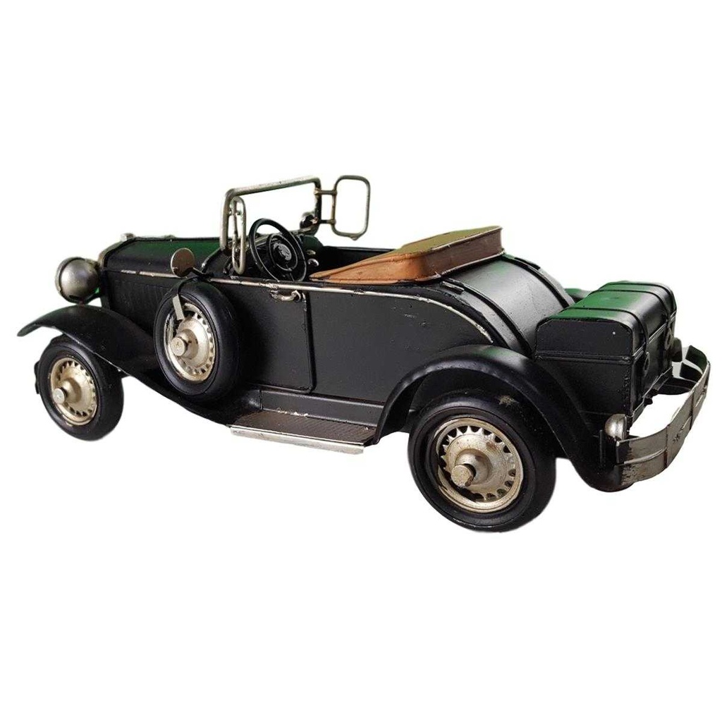 [LA-39156] Blechmodell Blechauto Modellauto Cabrio Oldtimer Schwarz Bild 2