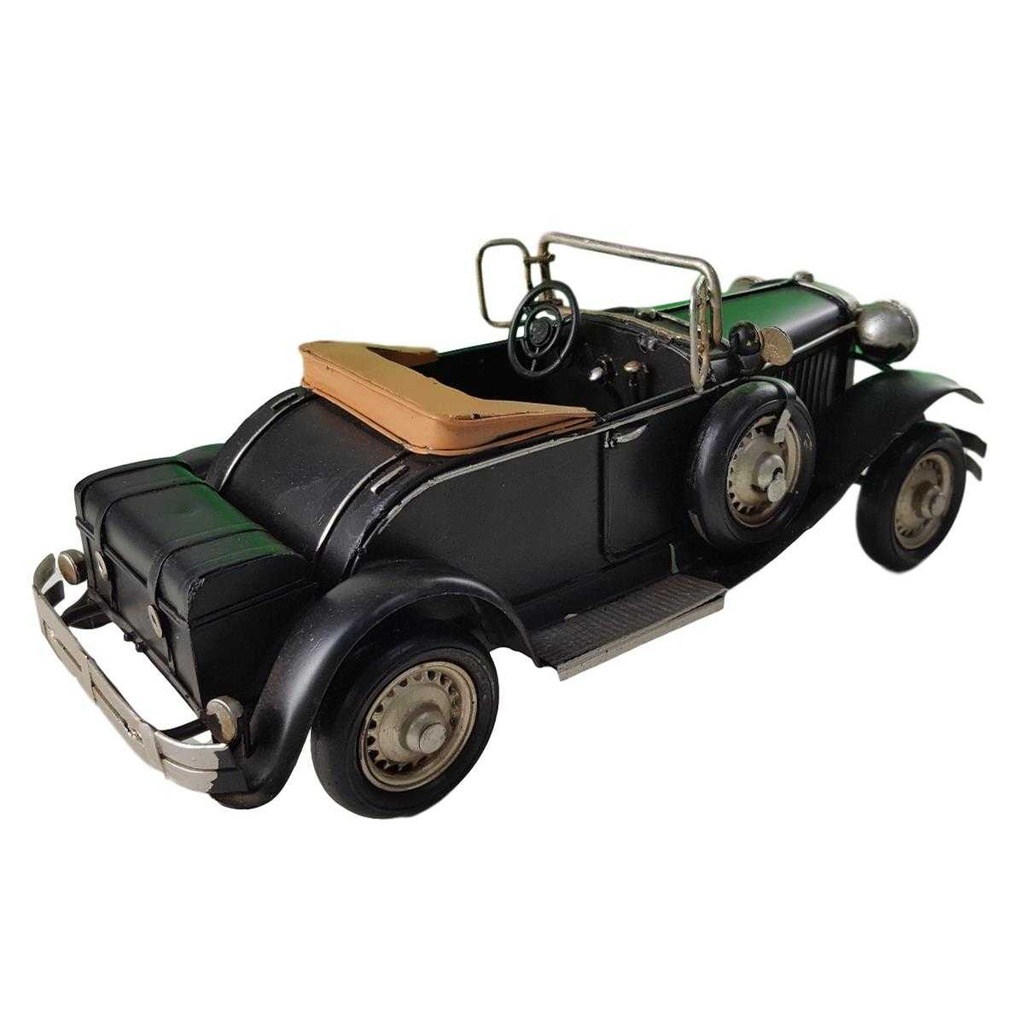[LA-39156] Blechmodell Blechauto Modellauto Cabrio Oldtimer Schwarz Bild 3