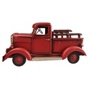 [LA-39173] Blechmodell Blechauto Modellauto Pick-up Oldtimer Rot Bild 2