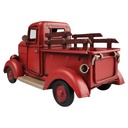 [LA-39173] Blechmodell Blechauto Modellauto Pick-up Oldtimer Rot Bild 3