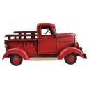 [LA-39173] Blechmodell Blechauto Modellauto Pick-up Oldtimer Rot Bild 5