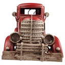 [LA-39173] Blechmodell Blechauto Modellauto Pick-up Oldtimer Rot Bild 7