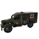 [LA-39177] Blechmodell Blechauto Modellauto Militär-Krankenwagen Grün Bild 2