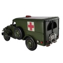 [LA-39177] Blechmodell Blechauto Modellauto Militär-Krankenwagen Grün Bild 3
