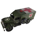 [LA-39177] Blechmodell Blechauto Modellauto Militär-Krankenwagen Grün Bild 6