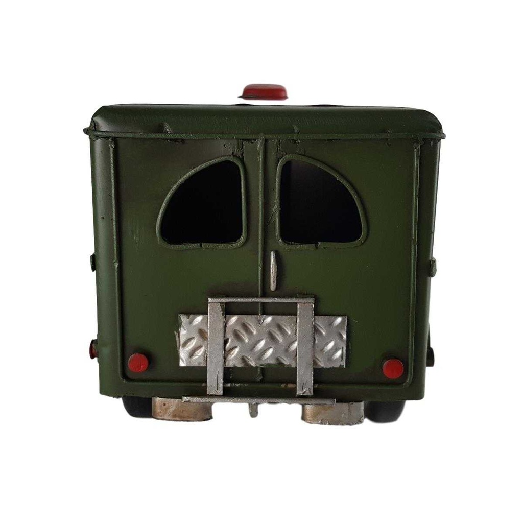 [LA-39177] Blechmodell Blechauto Modellauto Militär-Krankenwagen Grün Bild 7