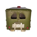 [LA-39177] Blechmodell Blechauto Modellauto Militär-Krankenwagen Grün Bild 8