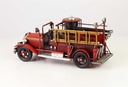 [LA-39186] Blechmodell Blechauto Feuerwehrwagen Antik-Stil Eisen L 36x17x15 cm Bild 3
