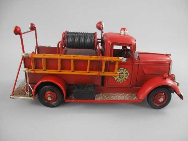 [LA-39187] Blechmodell Blechauto Modellauto Feuerwehrwagen Feuerwehrauto #39187 Bild 4