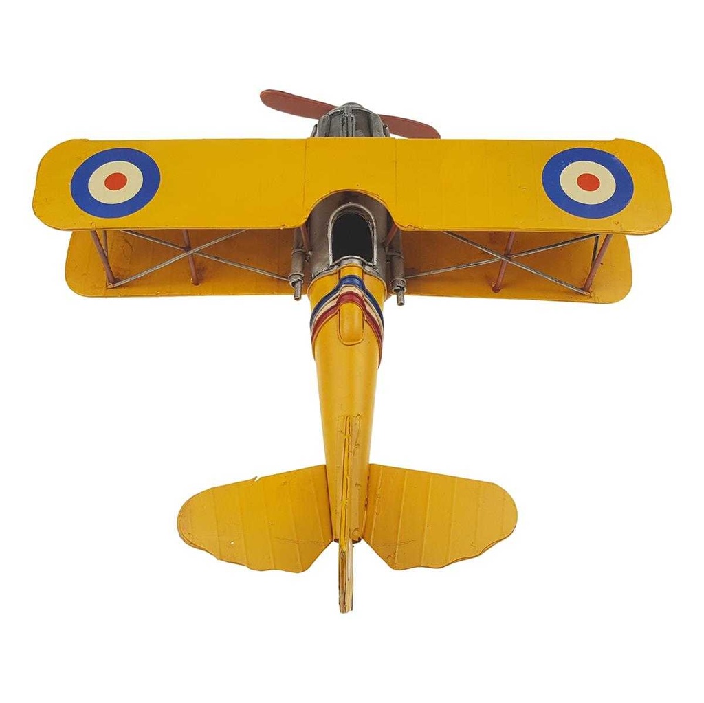 [LA-39191] Blechmodell Blechflugzeug Modellflugzeug Doppeldecker Flugzeug Eisen Blech #39191 Bild 3