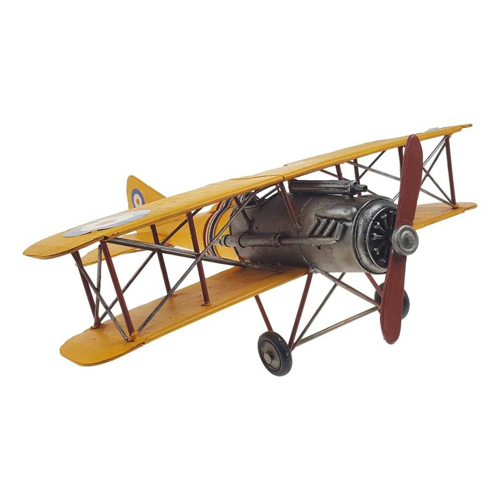 [LA-39191] Blechmodell Blechflugzeug Modellflugzeug Doppeldecker Flugzeug Eisen Blech #39191 Bild 5