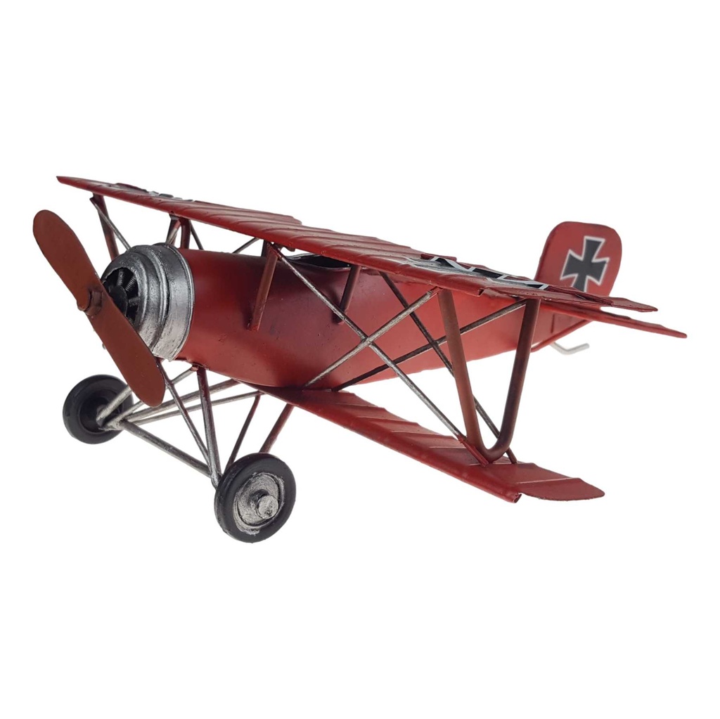 [LA-39192] Blechmodell Blechflugzeug Modellflugzeug Doppeldecker Flugzeug Eisen Blech #39192 Bild 2