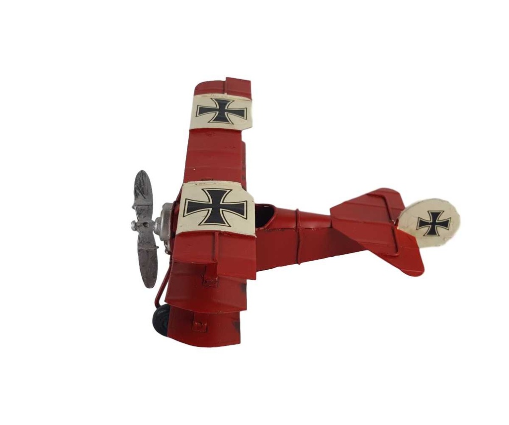 [LA-39195] Blechmodell Blechflugzeug Modellflugzeug Dreifachdecker Bild 2