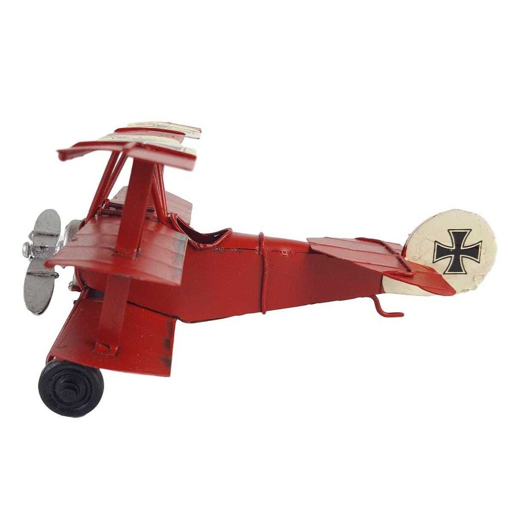 [LA-39195] Blechmodell Blechflugzeug Modellflugzeug Dreifachdecker Bild 4