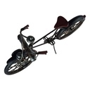 [LA-39196] Blechmodell Blechauto Modellauto ModellfahrradMofa Moped Blechfahrrad Antik-Stil Bild 3
