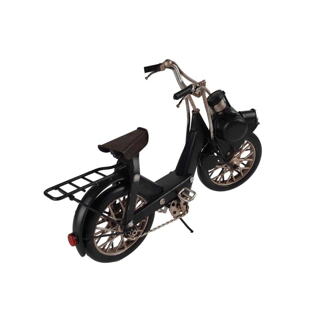 [LA-39203] Blechmodell Blechfahrrad Mofa Moped Eisen Antik-Stil H 16,6 BL 9 L 25,2 Bild 3