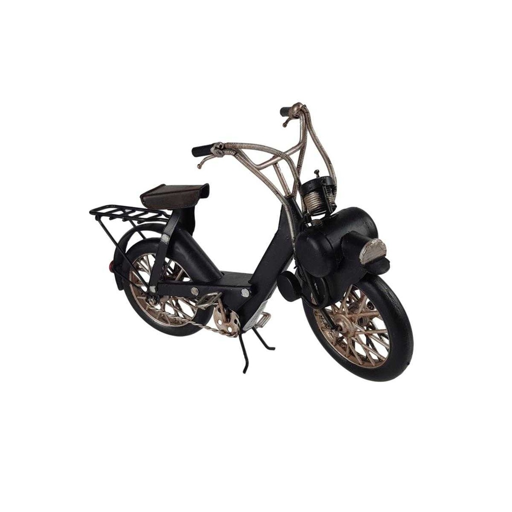 [LA-39203] Blechmodell Blechfahrrad Mofa Moped Eisen Antik-Stil H 16,6 BL 9 L 25,2 Bild 5