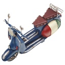 [LA-39205] Blechmodell Blechauto Scooter Moped Mofa Roller Oldtimer Antik-Stil Eisen 27 cm Bild 2
