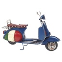 [LA-39205] Blechmodell Blechauto Scooter Moped Mofa Roller Oldtimer Antik-Stil Eisen 27 cm Bild 4
