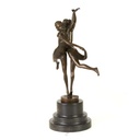 [LA-39226] Bronzeskulptur Bronzefigur Tanzende Frauen Mädchen Schwestern Western-Stil #39226 Bild 4
