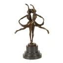 [LA-39226] Bronzeskulptur Bronzefigur Tanzende Frauen Mädchen Schwestern Western-Stil #39226 Bild 9