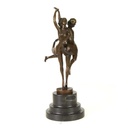 [LA-39226] Bronzeskulptur Bronzefigur Tanzende Frauen Mädchen Schwestern Western-Stil #39226 Bild 12