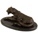 [LA-39229] Bronzeskulptur Bronzefigur Leopard Klassischer Art-Deco-Stil Bild 2