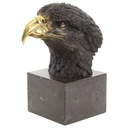 [LA-39235] Bronzeskulptur Bronzefigur Vogel Adlerkopf Mittel Art-Deco-Stil Bild 2