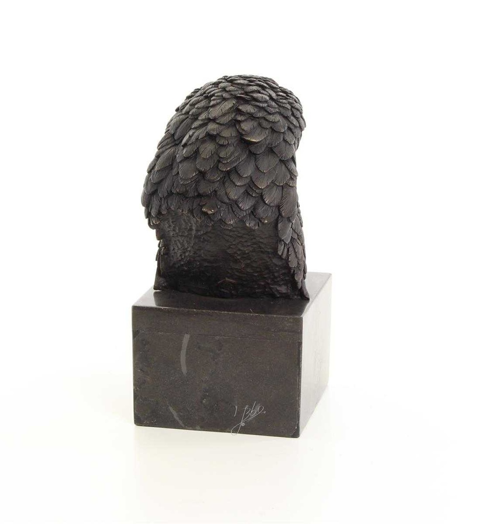[LA-39235] Bronzeskulptur Bronzefigur Vogel Adlerkopf Mittel Art-Deco-Stil Bild 8