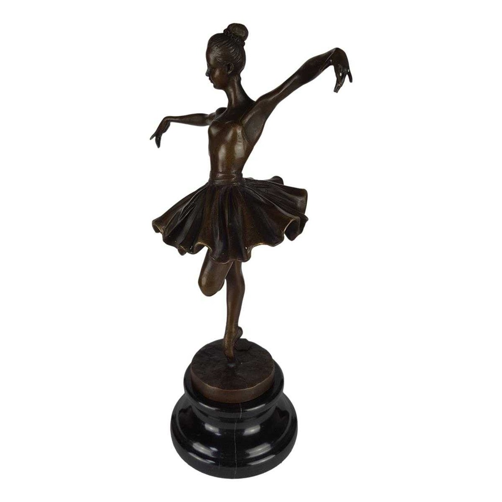 [LA-39240] Bronzeskulptur Bronzefigur Ballerina Balletttänzerin #39240 Bild 2