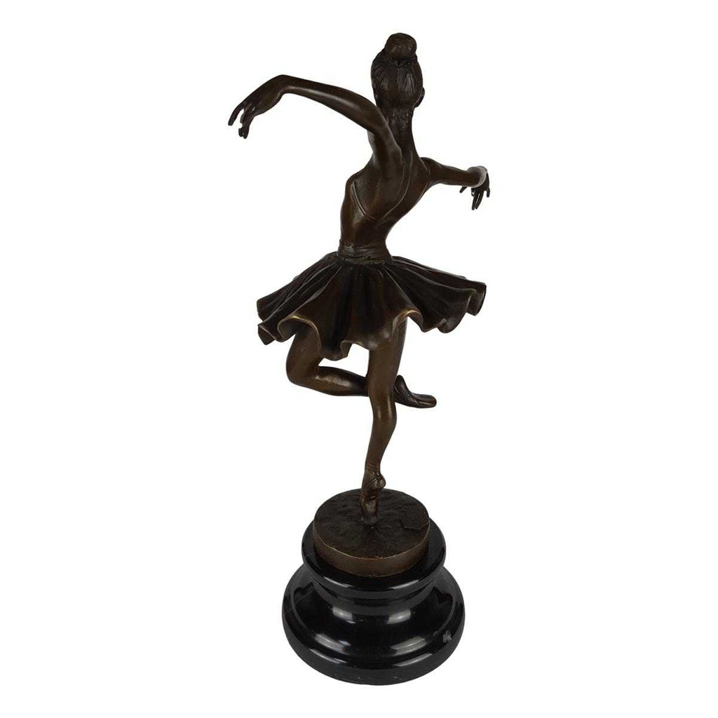 [LA-39240] Bronzeskulptur Bronzefigur Ballerina Balletttänzerin #39240 Bild 3