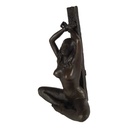[LA-39244] Bronzeskulptur Bronzefigur Erotik Frau Sitzend Gefesselt Bild 3