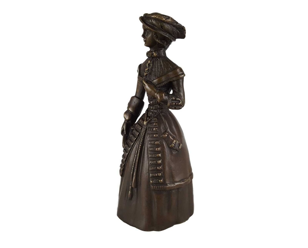 [LA-39248] Bronzeskulptur Bronzefigur Tischglocke Bronze Figur Skulptur Bild 2