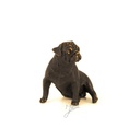 [LA-39255] Bronzeskulptur Bronzefigur Statue Tier Hund Mops L 10 Art-Deco-Stil H 8,5 cm Bild 14