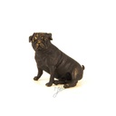 [LA-39255] Bronzeskulptur Bronzefigur Statue Tier Hund Mops L 10 Art-Deco-Stil H 8,5 cm Bild 16