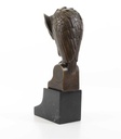 [LA-39259] Bronzeskulptur Bronzefigur Eule Uhu Kauz Abstrakt-Stil Bild 8