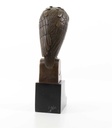 [LA-39259] Bronzeskulptur Bronzefigur Eule Uhu Kauz Abstrakt-Stil Bild 10