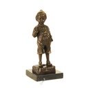 [LA-39263] Bronzeskulptur Bronzefigur Junge Kind Stehend Antik-Stil Bild 15